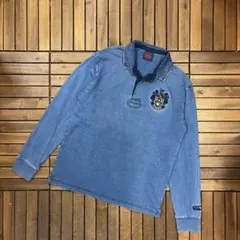 canterbury デニム ラガーシャツ 長袖ポロシャツのサムネイル