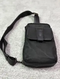 ★TAKEO KIKUCHI★ ボディバッグ　タケオキクチ レザーコンビ