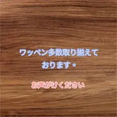 ワッペン多数取り揃え