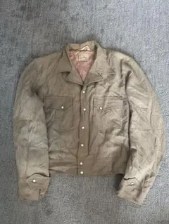 50s rayon Gabardine jacket ギャバジャン　ウエスタン