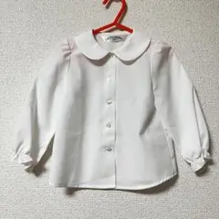 新品　CHOPIN deux トップス　長袖シャツ　90cm ホワイト　女の子