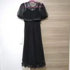 Lilybrown 3wayレースワンピース BLACK　キャミワンピース　黒