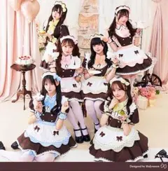 Malymoon メイド服 チェック柄 ブラウンのサムネイル