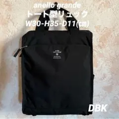 アネログランデ　トート型リュックZ(DBK)