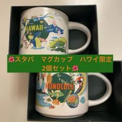 【新品】STARBUCKS ハワイ ホノルル ディスカバリーマグカップ2個セット