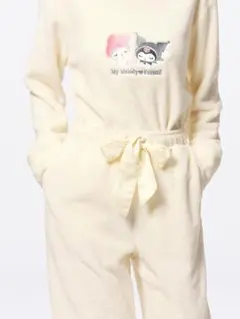 【GU】My Melody & Kuromi フリースルームウェア