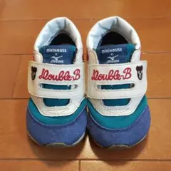ミキハウス×ミズノ　コラボ スニーカー 　靴　13センチ　ダブルビー　男の子