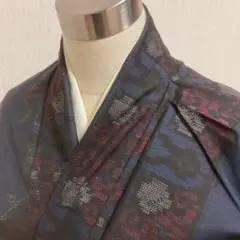 KJ2108 大島紬 身丈157.5cm 着物 正絹