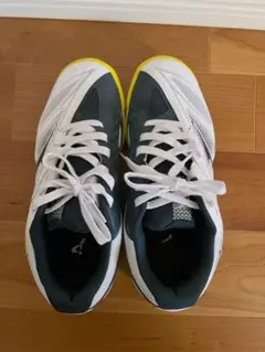 ミズノ 卓球用シューズ 室内　ブラック×イエロー 26センチ