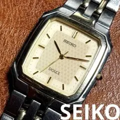 SEIKO Dolce ローマン文字盤　セイコー　ドルチェ　クォーツ腕時計 角型 セイコー SEIKO ドルチェ DOLCE スクエア 6730-5540 クオーツ