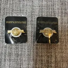 USJユニバーサルスタジオジャパングローブピンバッジ プラチナパス