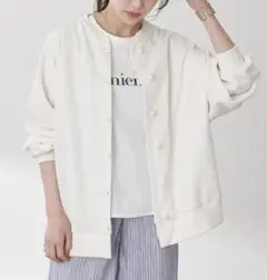 チャイナボタンスウェットカーディガン