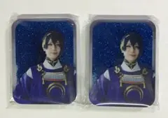 ミュージカル 刀剣乱舞 陸奥一蓮 三日月宗近 オイルインアクリルミニブロック