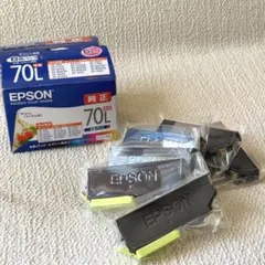 【美品】EPSON 純正インクカートリッジ　6色セット　黒なしのサムネイル