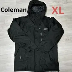 Coleman フード付きブラックアウター　ダウン