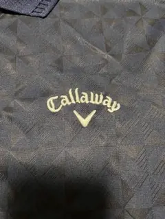 【美品】Callaway ゴルフウェア ポロシャツ ネイビー Mサイズのサムネイル
