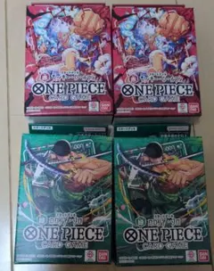 ワンピースカードゲーム スタートデッキ ゾロ ルフィ 計6個セット