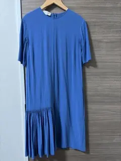 【美品】最終値下げ　STELLA McCARTNEY シルク　半袖膝丈ワンピースのサムネイル