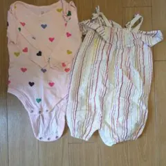 baby GAP ロンパース 2点セット 6-18ヶ月