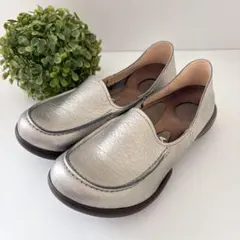 【美品】希少カラー リゲッタ スリッポン ドライビングローファー シルバー SS