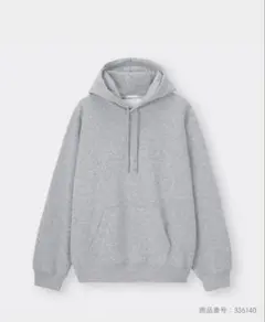 GU スウェットプルパーカー グレイ XL