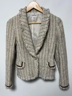 MORGAN DE TOI（モルガンドトワ） ツイードジャケット　S-M 36