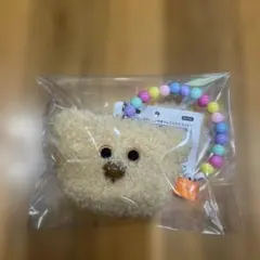 mojojojoビーズチェーン付きフェイスマスコット3 クマ