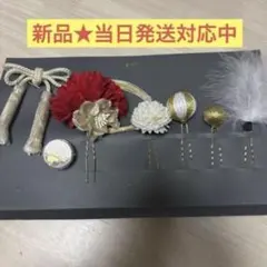 GWセール⭐️【新品】髪飾りセット 和装髪飾り　和装小物　8点セット（未使用）