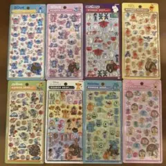 ディズニー ボンボンドロップシール 8枚セット