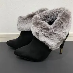 VIVIAN ファー付きショートブーツ　Mサイズ