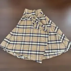 alicia PAGEBOY チェック柄フレアスカート