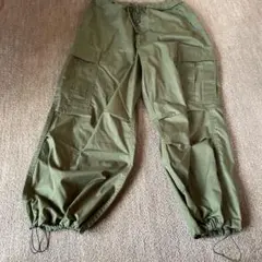 グリーン ワークパンツ