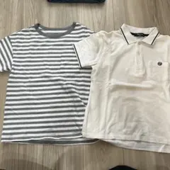 GAP ストライプTシャツ & COMME CA ISM ポロシャツセット