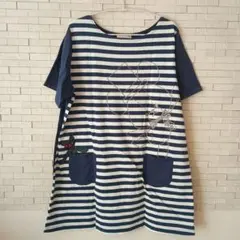 くまのがっこう ワンピース エプロン ＬＬサイズ