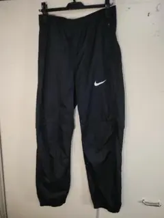 NIKE ナイキ ナイロン製 ジョガーパンツ Sサイズ 黒 / 赤 & 緑ラインのサムネイル
