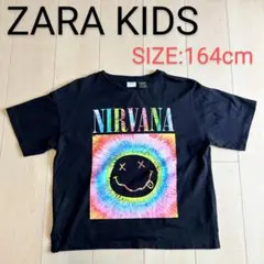 【美品】ザラ NIRVANA ニルヴァーナ プリント Tシャツ