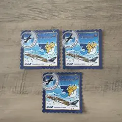 【新品】非売品 ANA ポケモンジェット 30周年記念 ステッカー 3枚セット