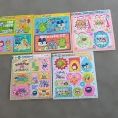 たまごっちシール 　平成レトロ5シートセット