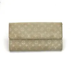 ヴィトン モノグラム ミニラン ポルトフォイユサラ ベージュ