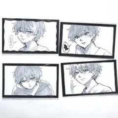 ミニ原画4枚セット