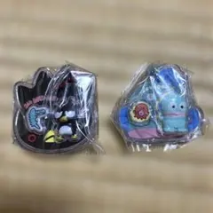 サンリオ　パッケージチャーム　ハンギョドンとばつ丸セット