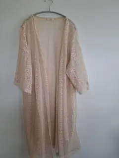 CASA レースカーディガン ベージュ