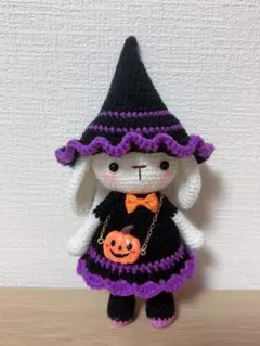 あみぐるみ　うさぎ　ハロウィン③