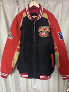 希少】NFL 49ers サテンスタジャン ゴールド美品 リバーシブル - メルカリ