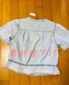 2026SS GAP ライトインディゴブルー 半袖シャツ