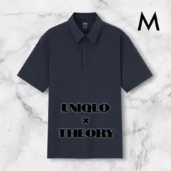 UNIQLO×Theory エアリズムスリムフィットポロシャツ　ネイビー　M