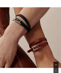 ロ*ュ様 HERMES グレーレザーブレスレット　箱付き　メルカリ鑑定済み 2026年最新】HERMES レディース ブレスレットの人気アイテム - メルカリ