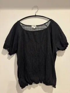 【courrèges】クレージュ 半袖トップス ブラックのサムネイル