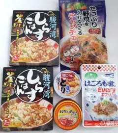 ◎ しらす釜飯 、ずわいがに水煮 他セット 食品詰め合わせBのサムネイル