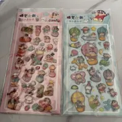 【2枚】 クレヨンしんちゃん　硬いシール